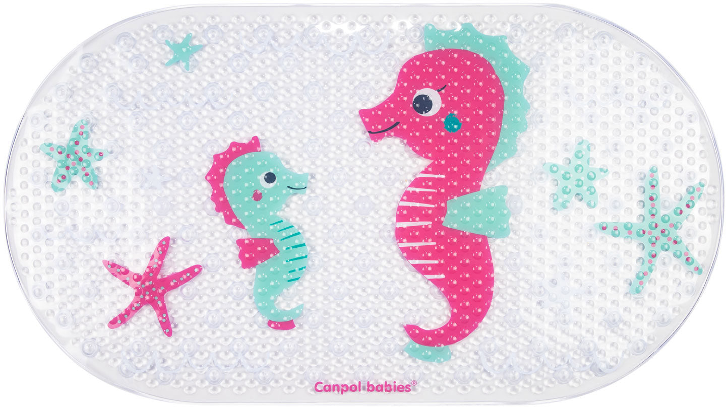 Canpol Babies 80/002 Silicone Non-Slip Baby Bath Mat, 69 x 38 cm
