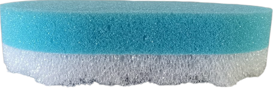 Tofix Oval Bath Sponge with Massage Layer - Image 2