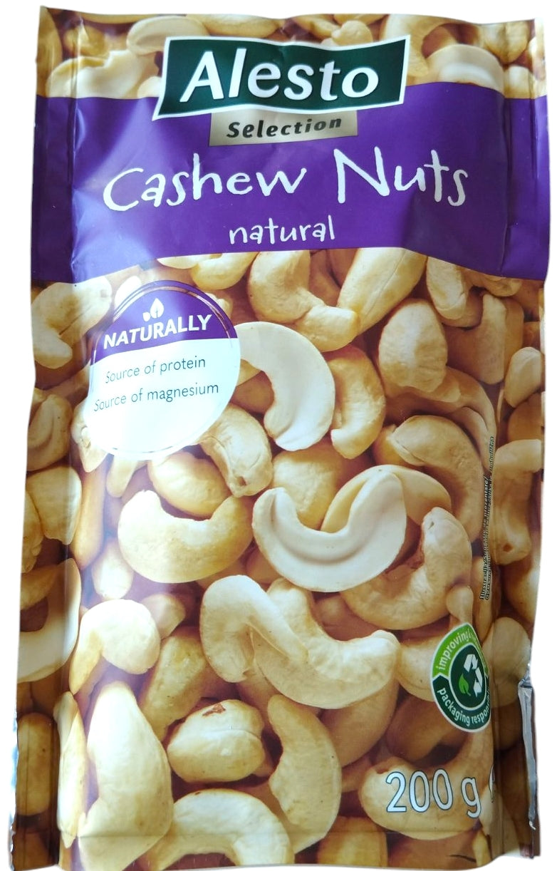 Alesto Natural Cashews, 200 g - Image 2
