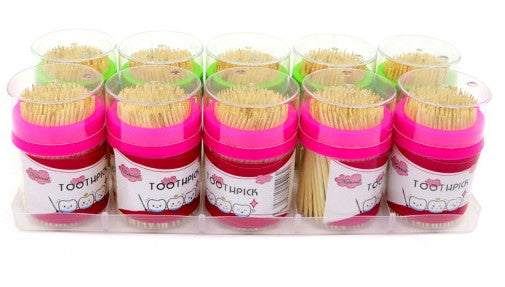 Natural Toothpicks in Jar - Image 3