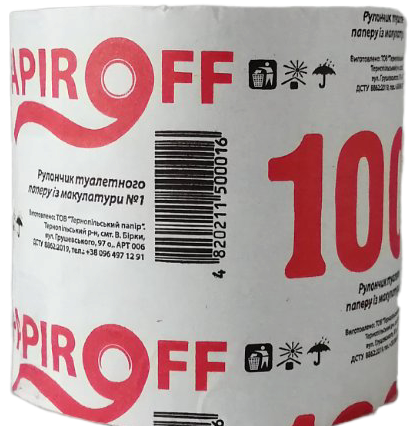 Papir Off Toilet Paper (100)