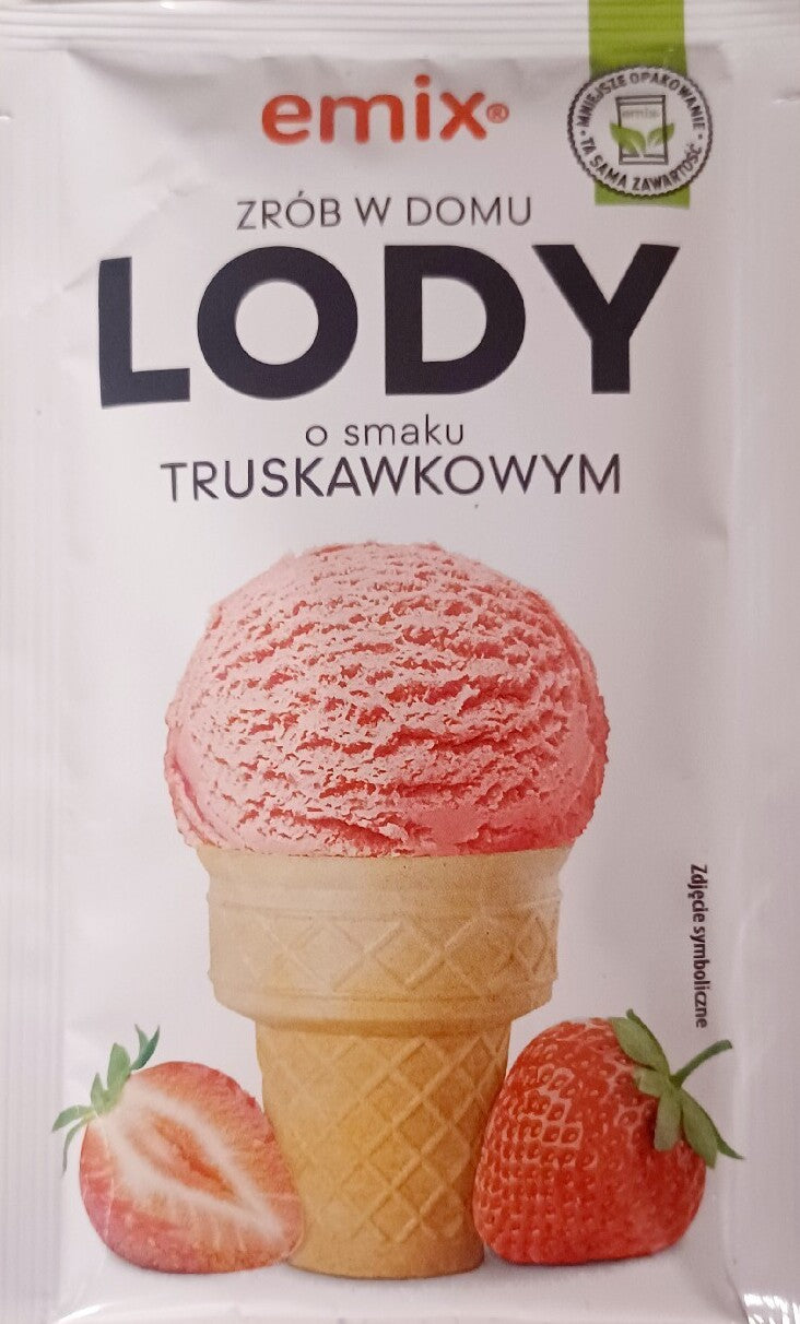 Emix Strawberry Ice Cream Mix, 60 g