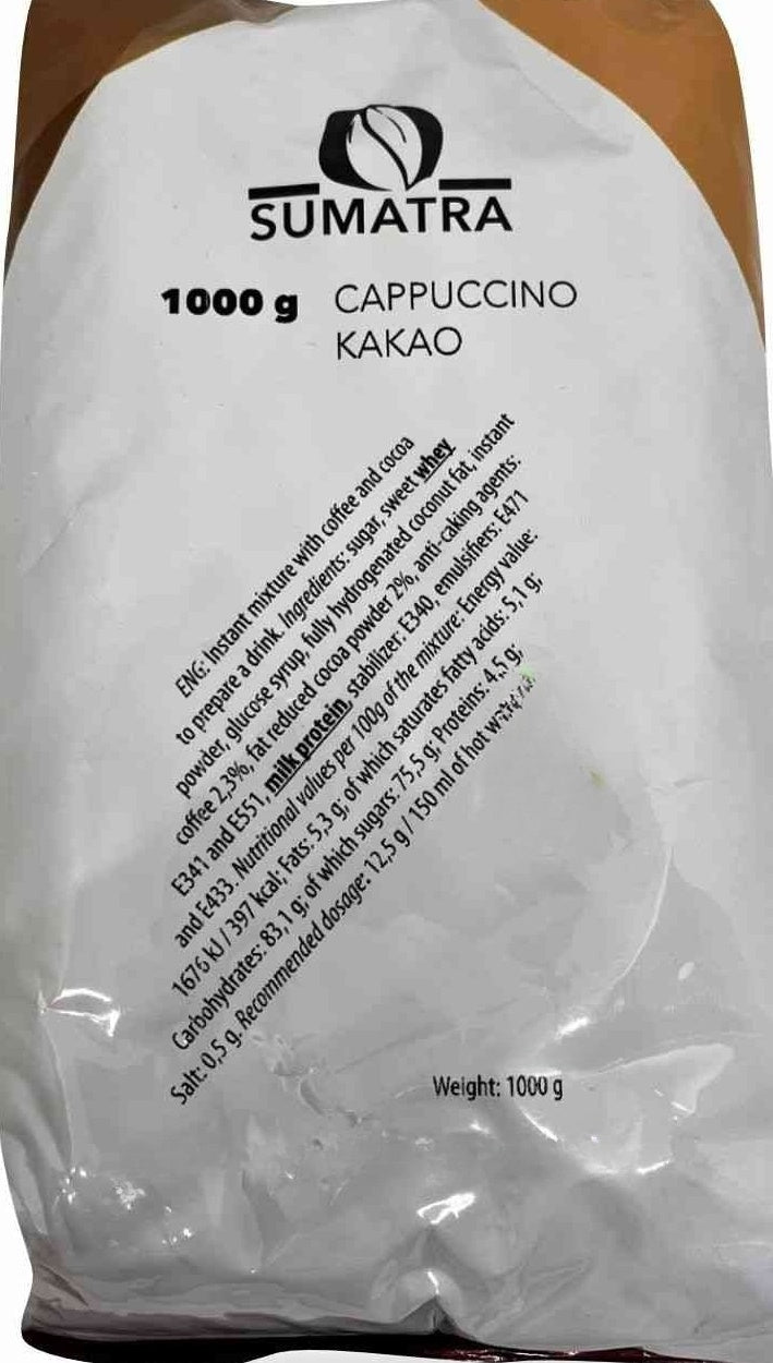Sumatra Cocoa Cappuccino, 1 kg
