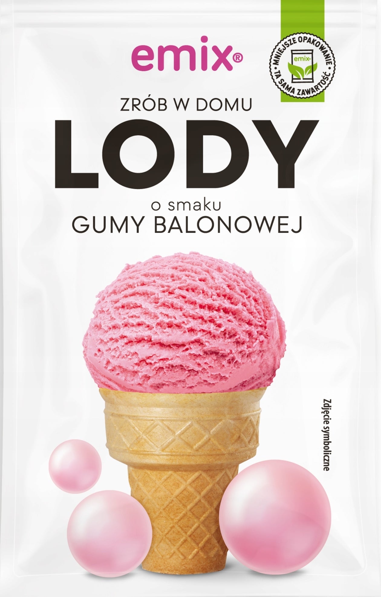 Emix Bubble Gum Ice Cream Mix, 60 g