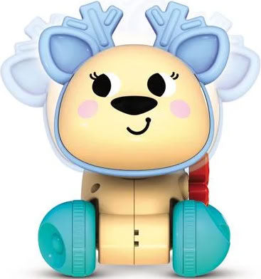 Kids Hits Deer Push-Along Toy KN22/003 with Rotating Head and Ratchet - Image 3