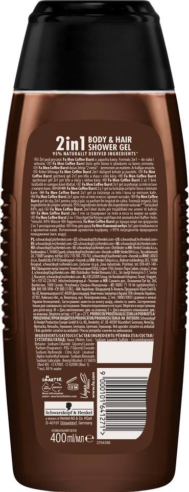 Fa Men Coffee Burst 2-in-1 Shower Gel, 400 mL - Image 2