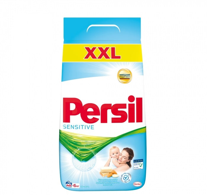 Persil Sensitive Laundry Detergent Powder, 6 kg