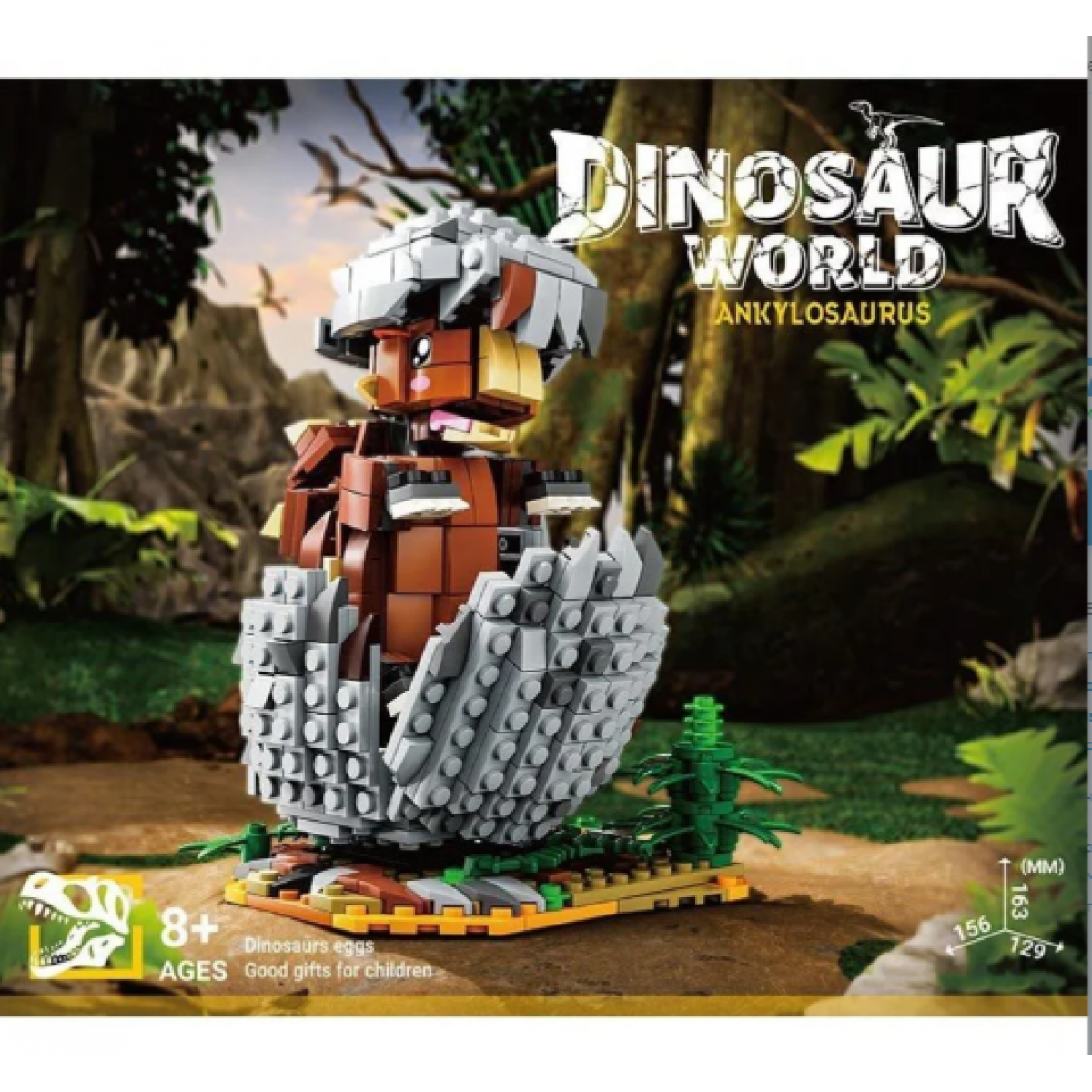KD 99009-2 Ankylosaurus Dinosaur Egg Building Set, 544 Pieces - Image 2