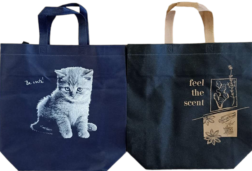 Assorted Eco Shopping Bag, 36 x 30 x 16 cm