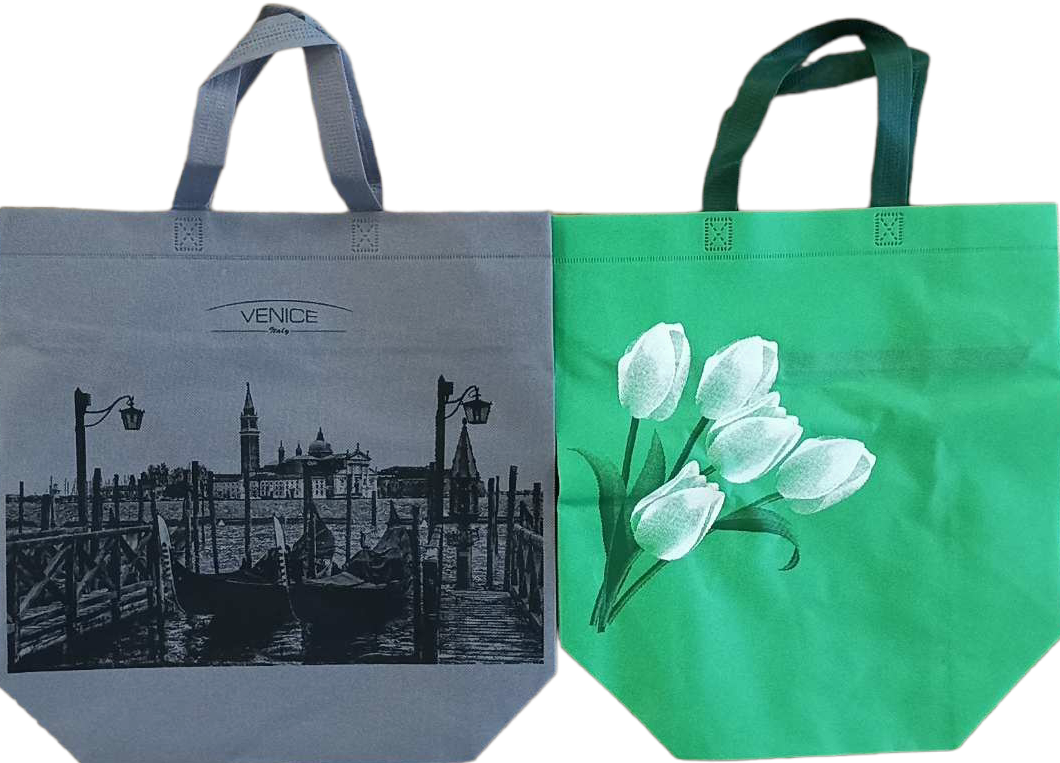 Assorted Eco Shopping Bag, 36 x 30 x 16 cm - Image 2