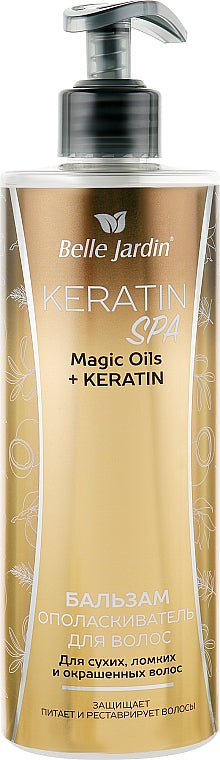 Belle Jardin KERATIN SPA Hair Rinse Balm for Dry, Brittle & Color-Treated Hair, 500 mL