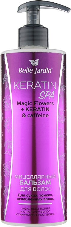 Belle Jardin KERATIN SPA Micellar Hair Balm for Dry, Fine & Weak Hair, 500 mL