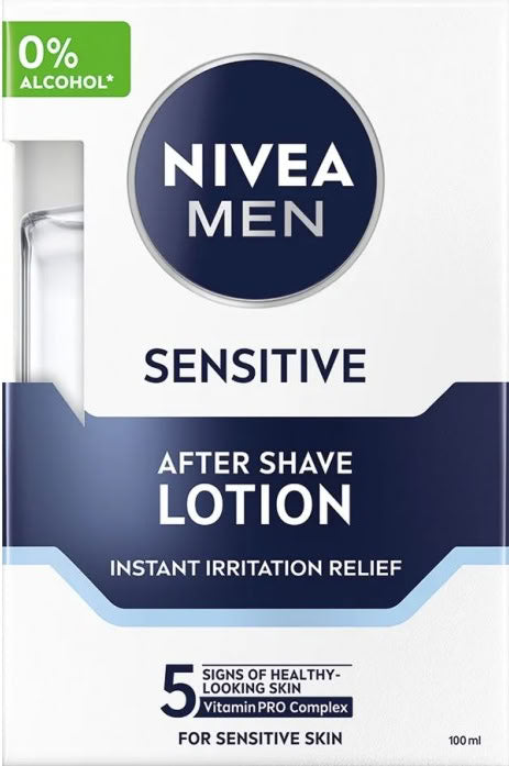 Nivea Sensitive Men's Aftershave Lotion, 100 mL