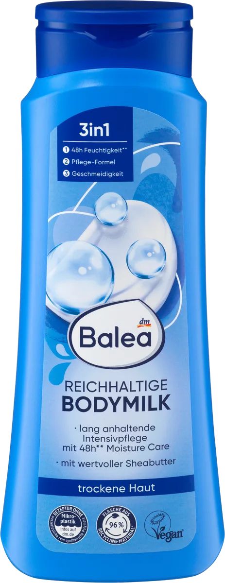 Balea Rich 3-in-1 Body Milk, 400 mL