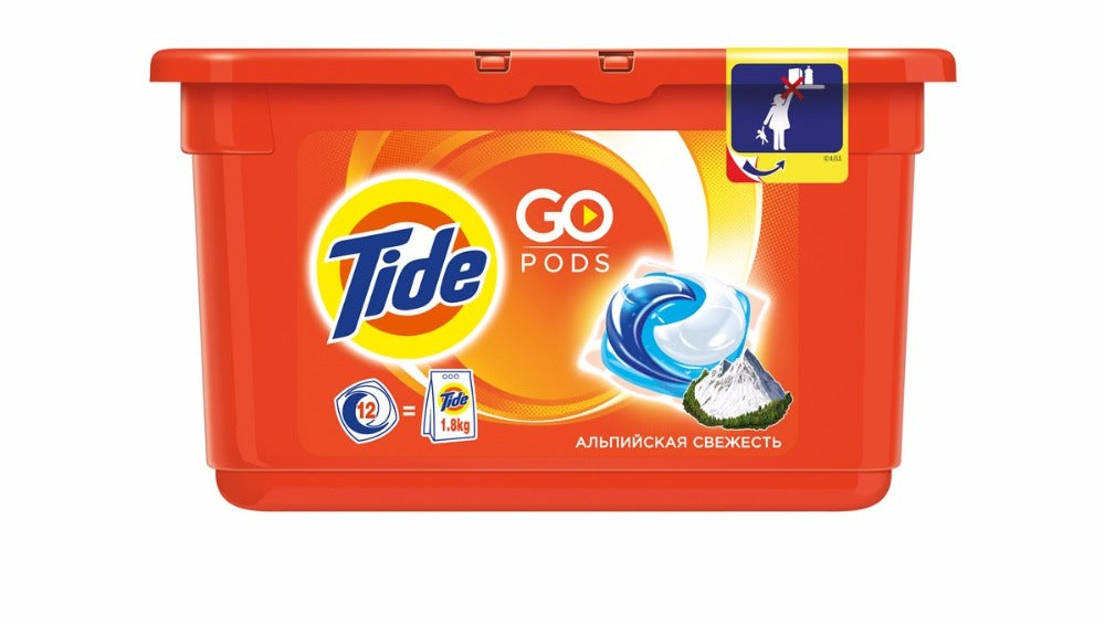 Tide PODS 3-in-1 Alpine Freshness Automatic Laundry Pods, 12 pcs