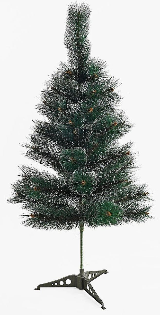 C 66871 Collapsible Glitter Artificial Christmas Tree, 95 cm