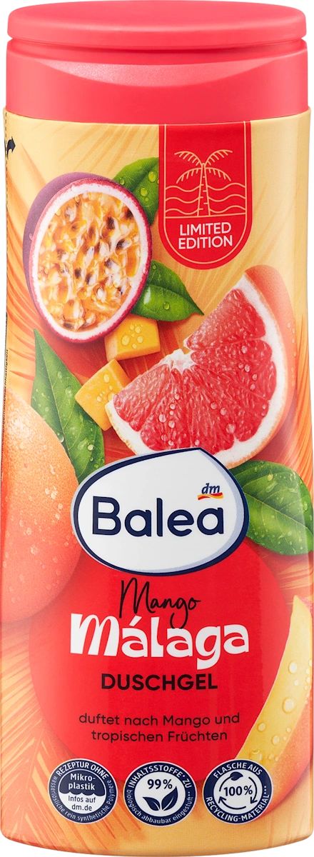 Balea Mango Malaga Shower Gel, 300 mL