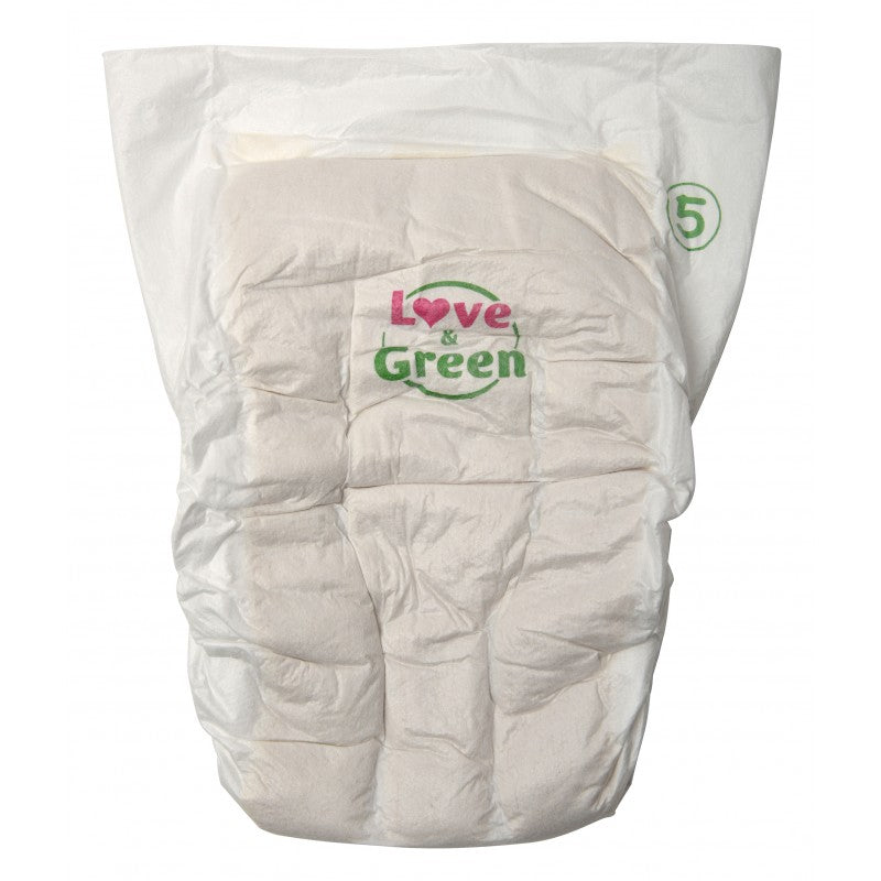 Love & Green Pure Nature Size 5 Eco Baby Diapers, 11-25 kg, 33 pcs - Image 3