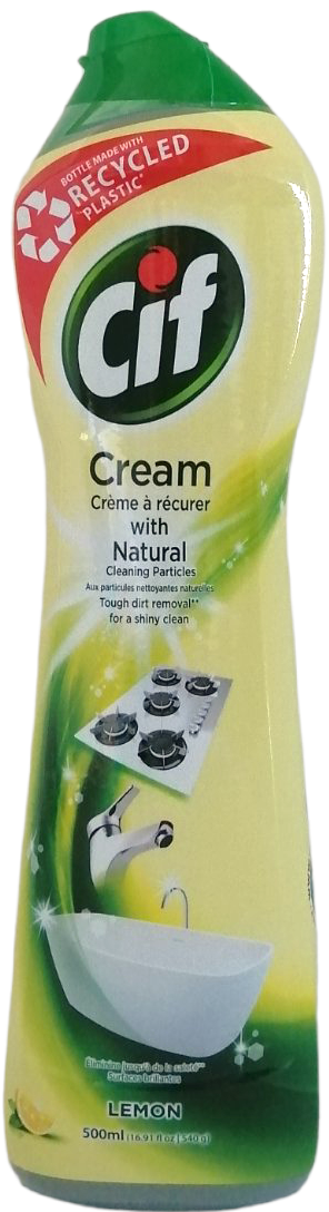 Cif Lemon Cleaning Cream, 500 mL