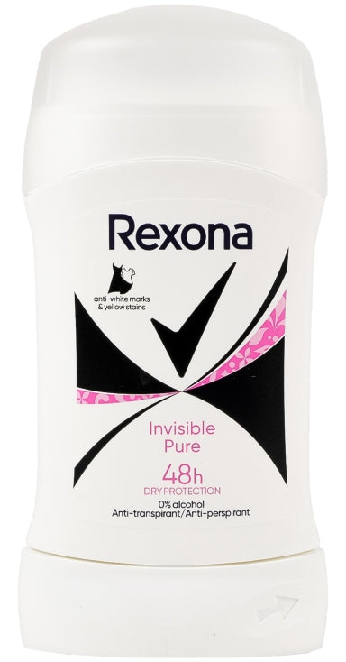 Rexona Invisible Pure Women's Antiperspirant Stick, 40 mL - Image 2