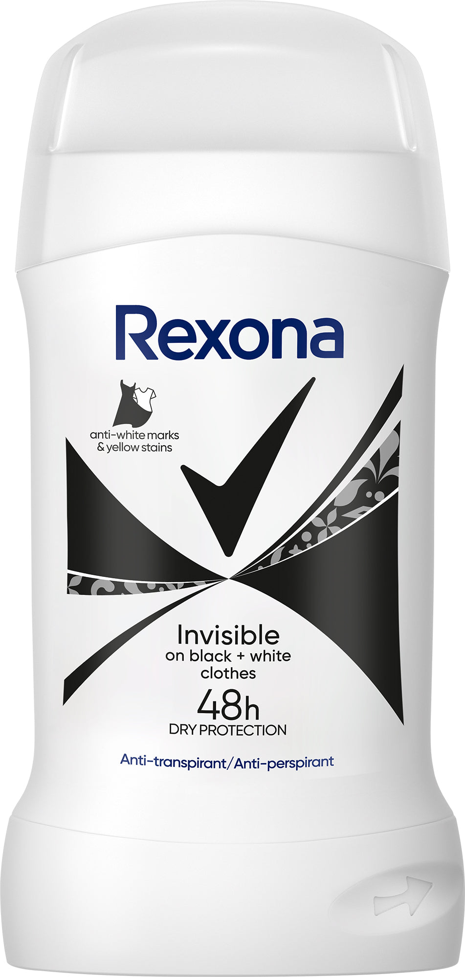 Rexona Invisible Black & White Women's Antiperspirant Stick, 50 mL