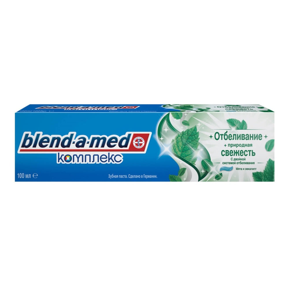 Blend-a-med Whitening + Natural Freshness Toothpaste, 100 mL