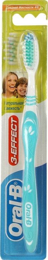 Oral-B 3-Effect Natural Freshness Medium Toothbrush