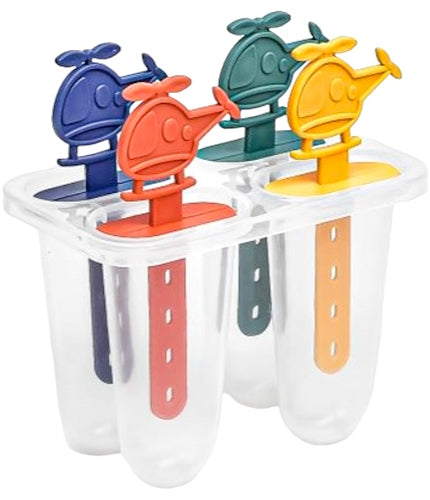 Stenson R90609 Helicopter Ice Pop Mold, 4 pcs