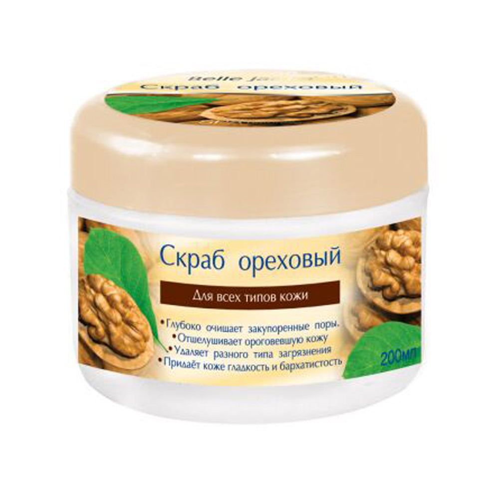 Belle Jardin Spa Naturelle Walnut Face Scrub, 200 mL - Image 4