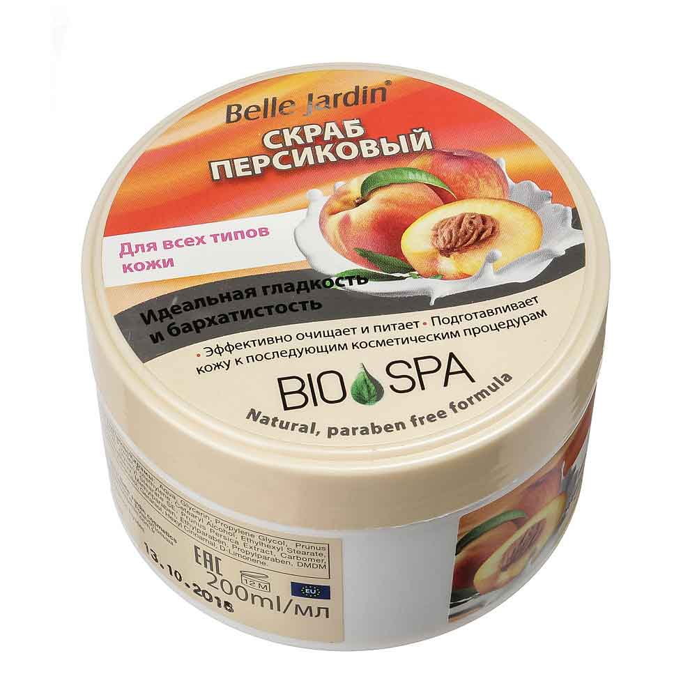 Belle Jardin Spa Naturelle Peach Face Scrub, 200 mL