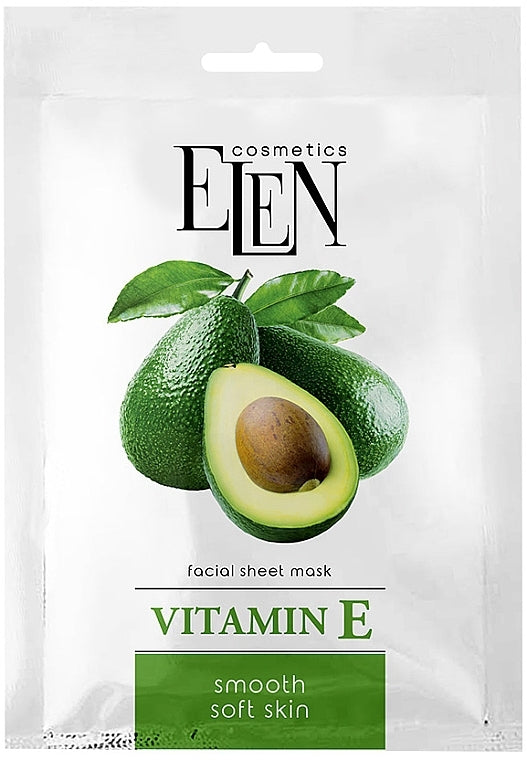 Elen Vitamin E Sheet Face Mask, 25 mL
