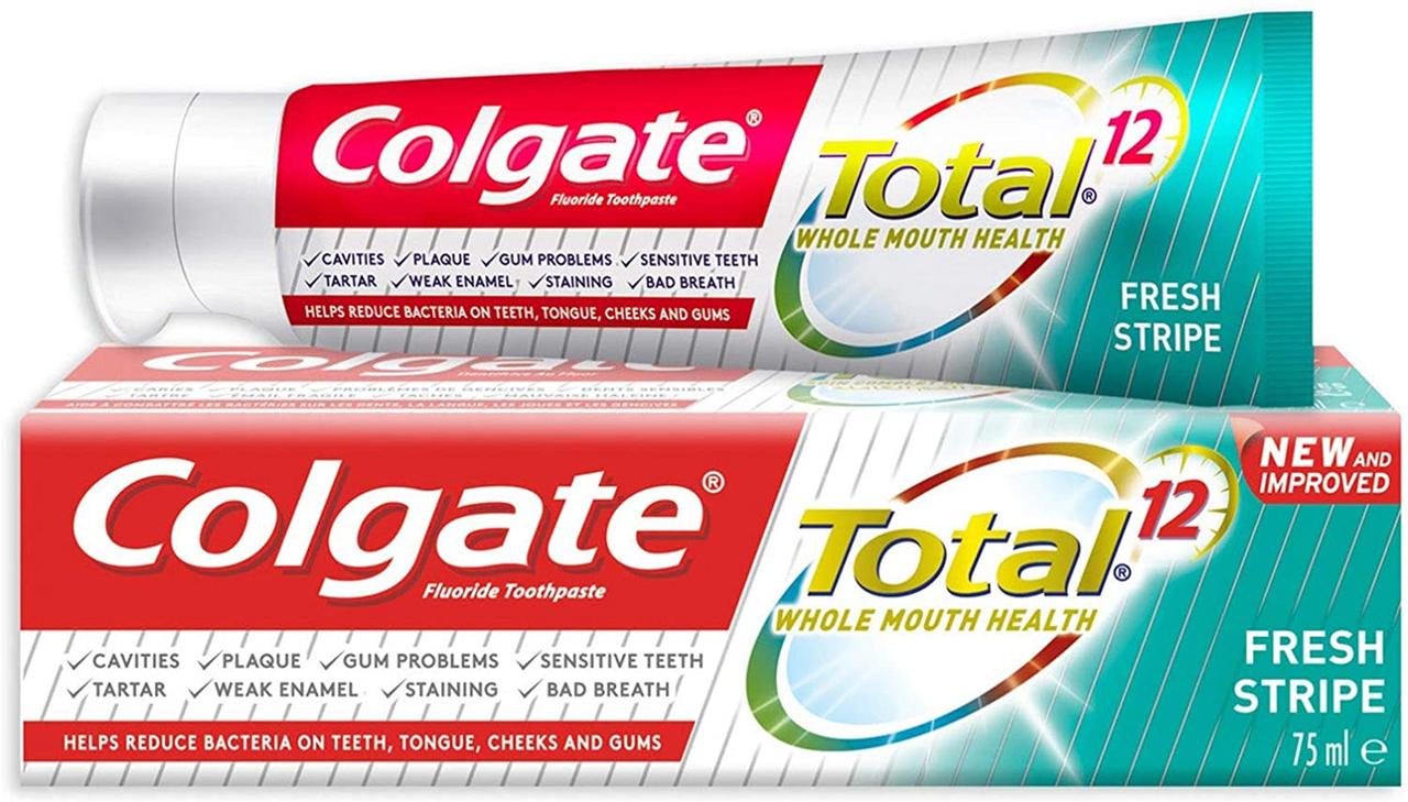 Colgate Total 12 Fresh Stripe Toothpaste, 75 mL