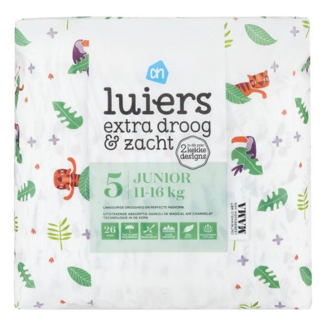 Albert Heijn 5 Baby Diapers, 26 pcs, 11-16 kg