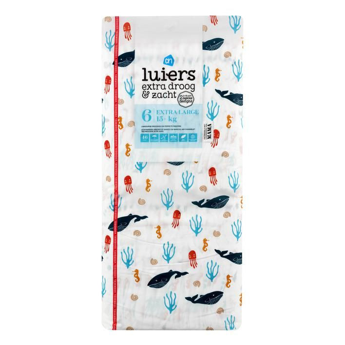 Albert Heijn 6 Baby Diapers, 46 pcs, 15+ kg