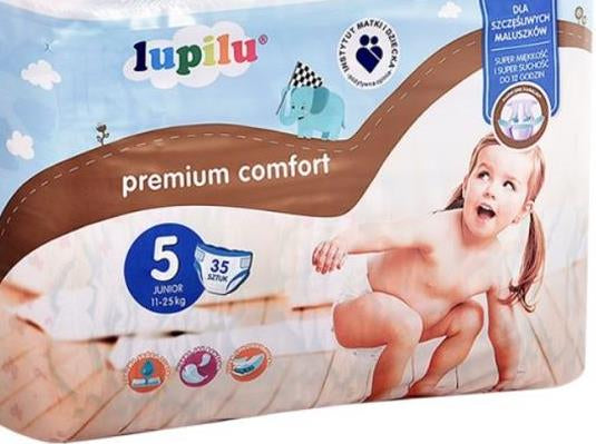 Lupilu Premium & Comfort 5 Baby Diapers, 35 pcs, 11-23 kg