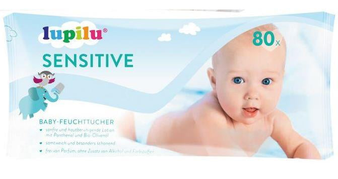 Lupilu Sensitive Kids Wet Wipes, 80 pcs