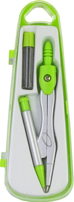Economix 81461 Drawing Compass in Plastic Case with Spare Lead