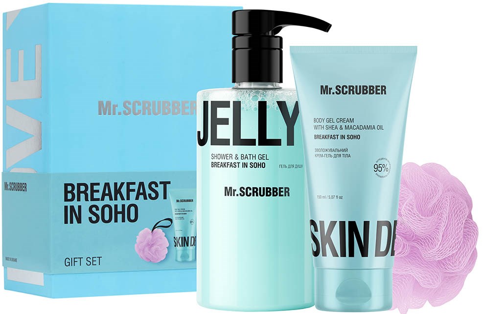 Mr.Scrubber Breakfast in Soho Women's Gift Set