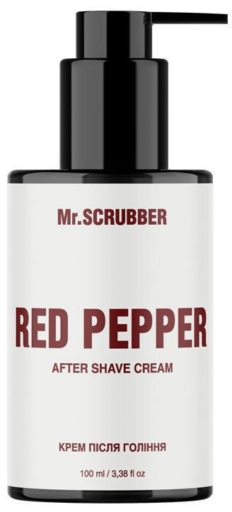 Mr.Scrubber Red Pepper Aftershave Cream, 100 mL