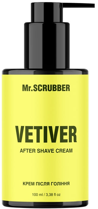 Mr.Scrubber Vetiver Aftershave Cream, 100 mL