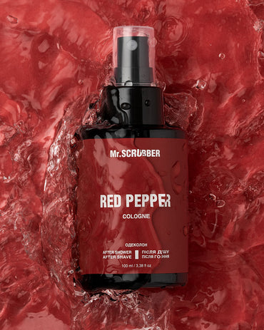 Mr.Scrubber Red Pepper After-Shower & Aftershave Cologne, 100 mL - Image 2