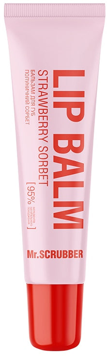 Mr.Scrubber Strawberry Sorbet Scented Lip Balm, 10 mL