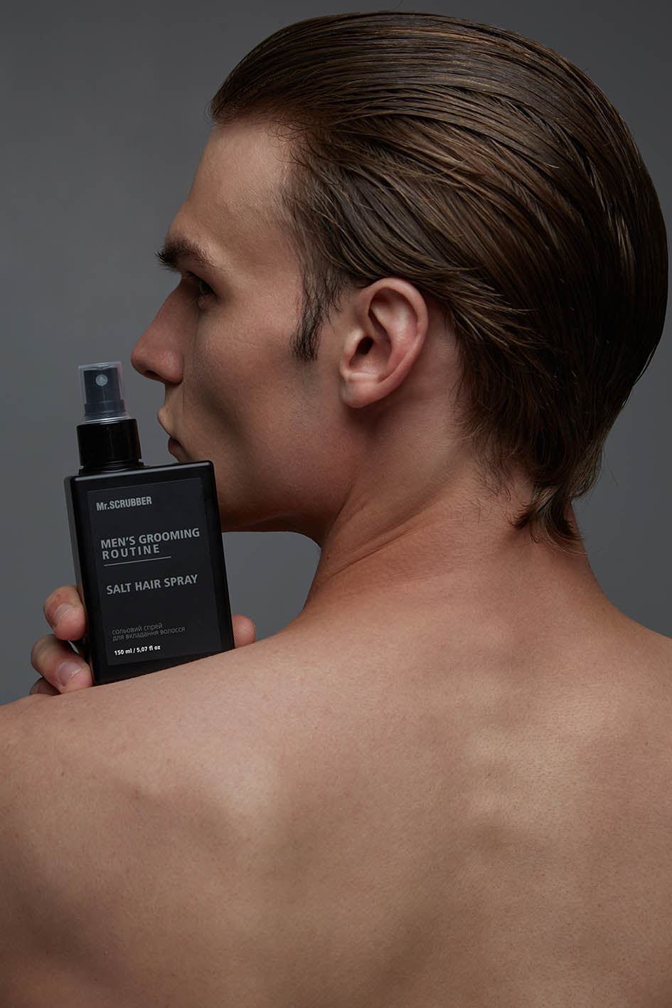 Mr.Scrubber Men's Grooming Routine Salt Hair Styling Spray, 150 mL - Image 2