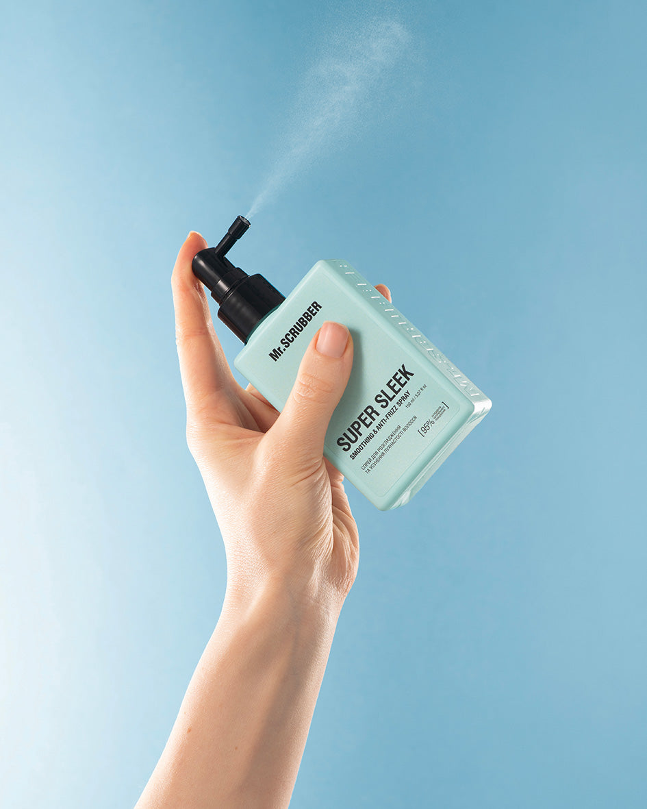 Mr.Scrubber Super Sleek Smoothing & Anti-Frizz Hair Spray, 150 mL - Image 2