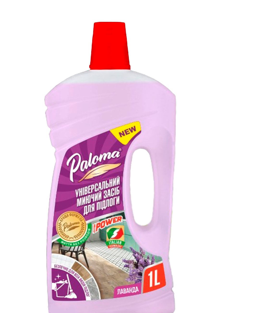 Paloma Extra Power Lavender All-Purpose Floor Cleaner, 1 L