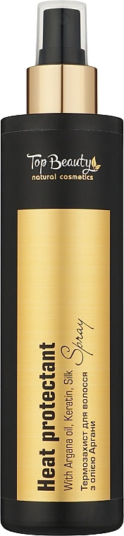 Top Beauty Argan Oil Heat-Protection Hair Spray, 250 mL