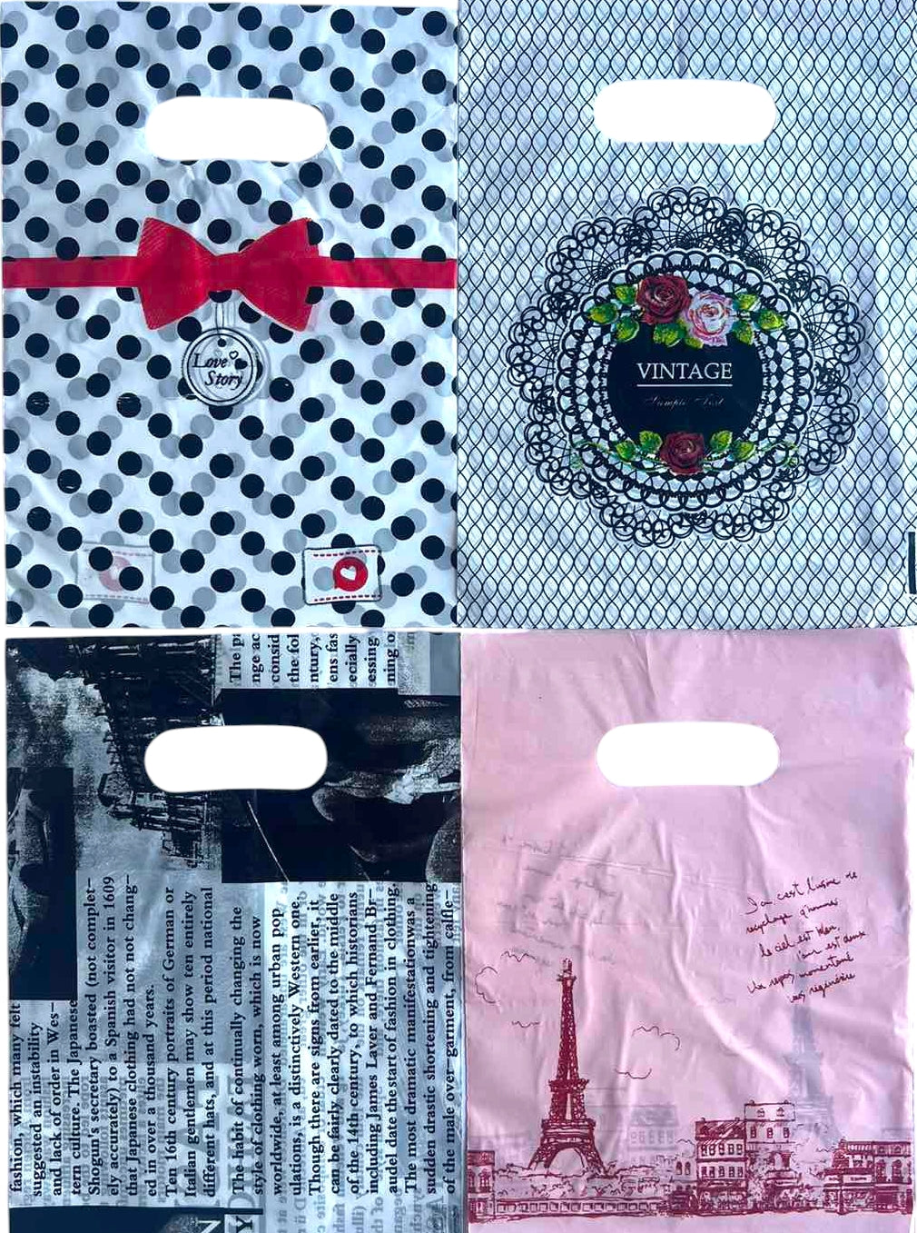 Gift Bag, 15 x 20 cm, Assorted Designs