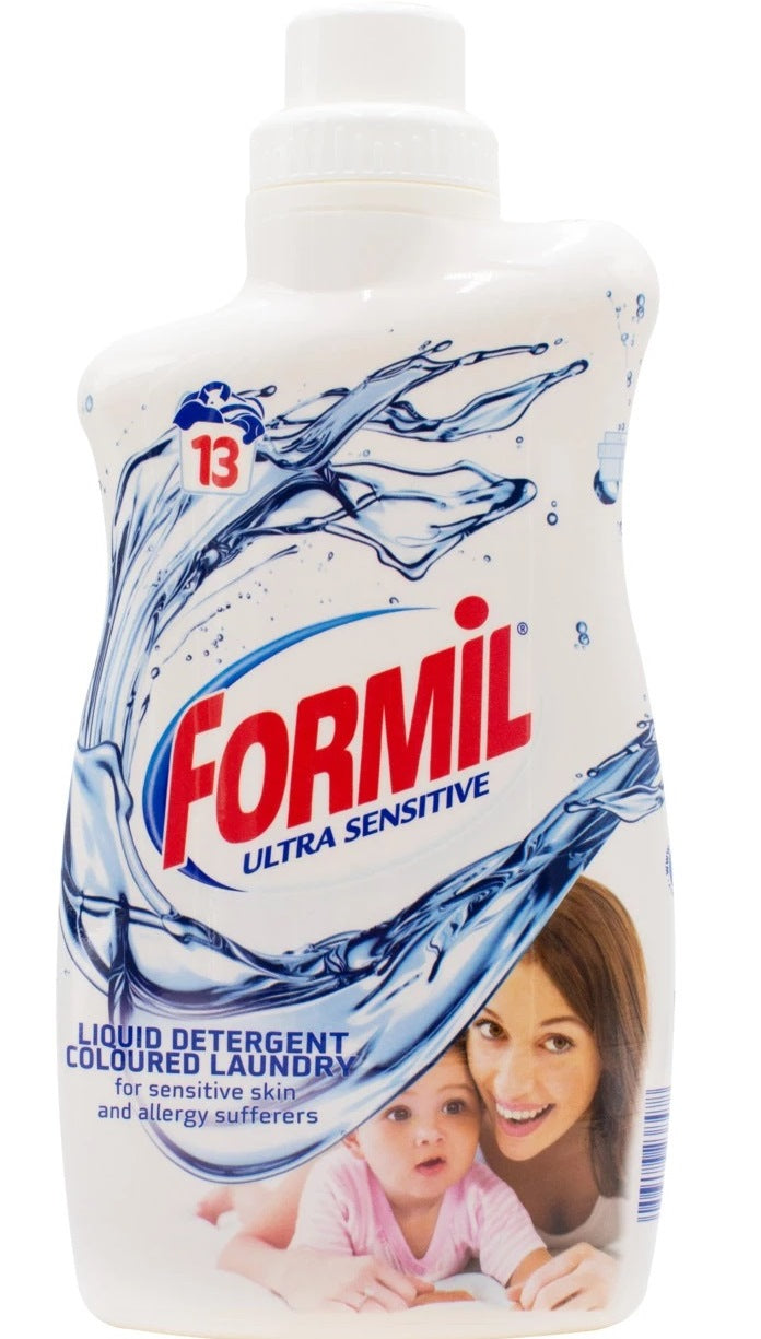 Formil Ultra Sensitive Laundry Detergent Gel, 13 Loads, 1 L