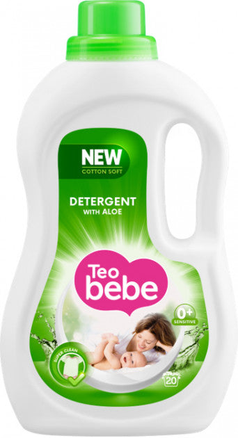 Baby Laundry Teo Bebe Aloe Liquid Laundry Detergent, 1.1 L