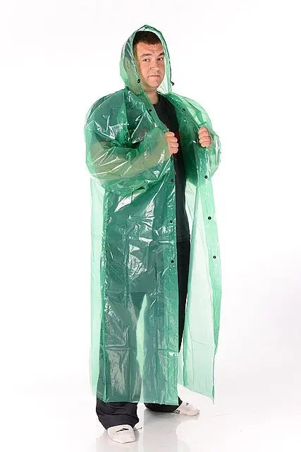 Snap-Button Fishing Rain Poncho - Image 2